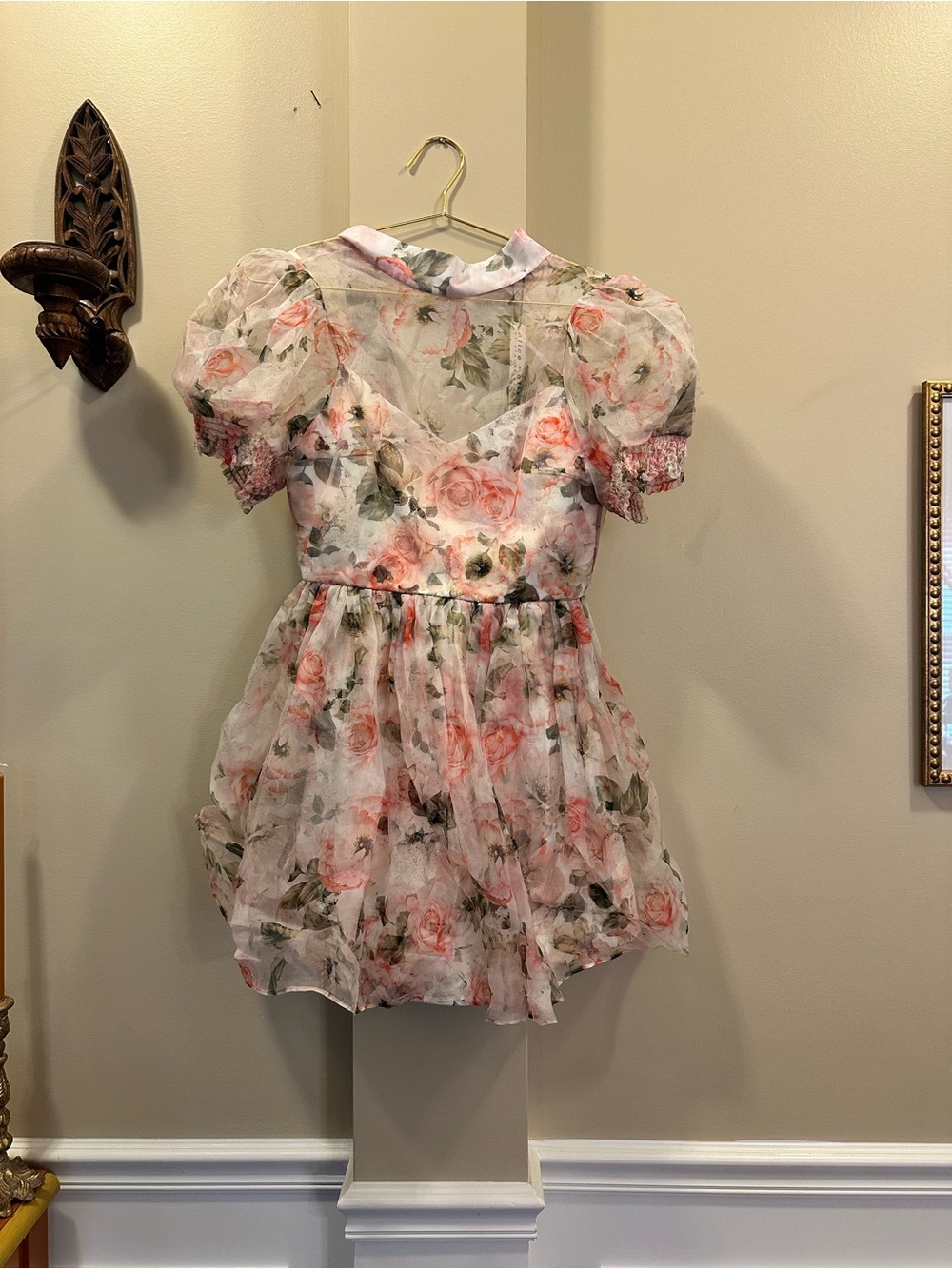Alice + Olivia Pink Floral Mini Dress - Picture 5 of 5